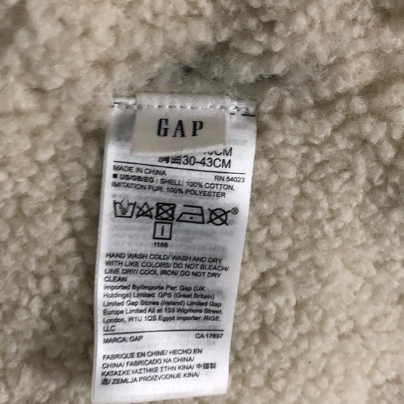 Gap Dog Denim Vest sherpa lined - Picture 4 of 5